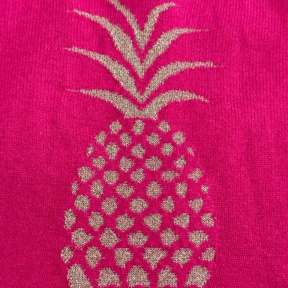 Tommy Bahama Womens Serena Pineapple wool cashmere sweater XXS long sleeve - Picture 4 of 4